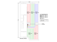 Vloerverwarming legschema voor droogbouw