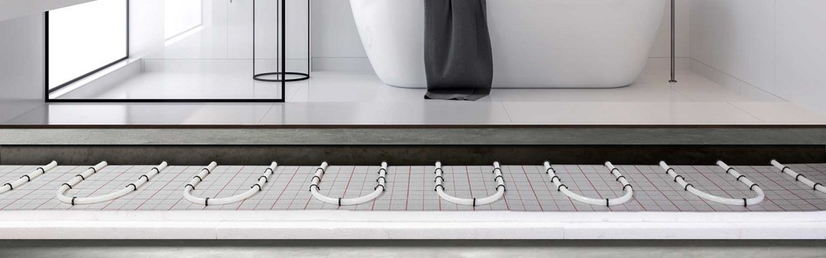 Tacker-installatie vloerverwarming