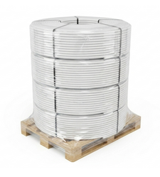 Pallet met PE-RT buizen