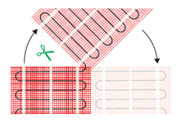 e-HEAT Mat inknippen