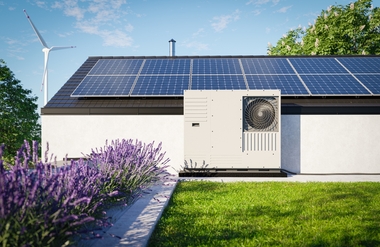 Duurzame woning met vloerverwarming en warmtepomp