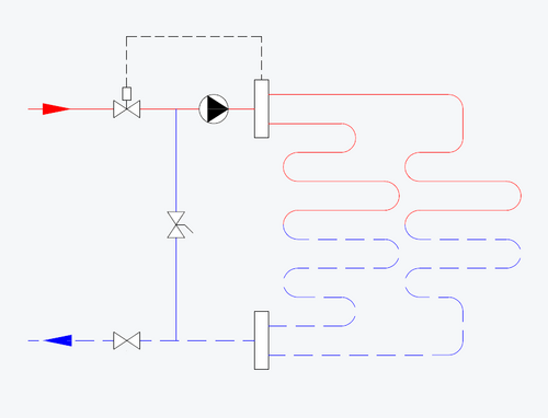 Principeschema LTV-verdeler