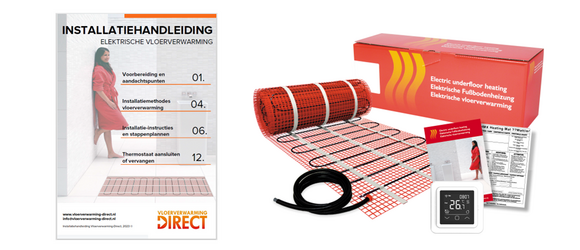 Online installatiehandleiding elektrische vloerverwarming