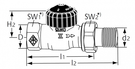 thermostatische afsluiter