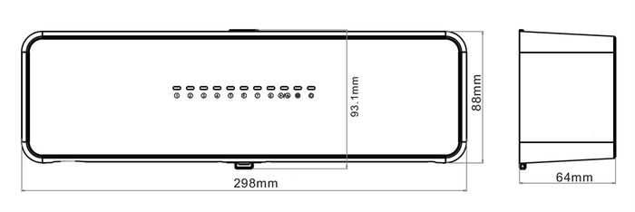 H64-regelunit afmetingen