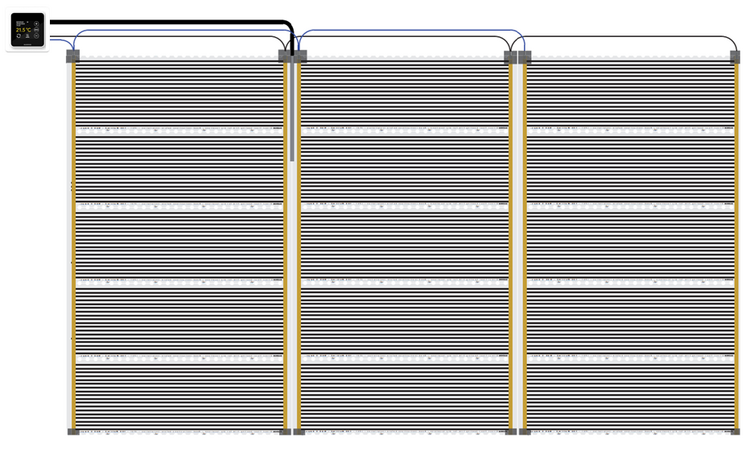 Imperialisme Ontbering Dubbelzinnigheid MAGNUM Foil (Folie) set 15 m² - 1800 Watt - 123InstallatieMaterialen