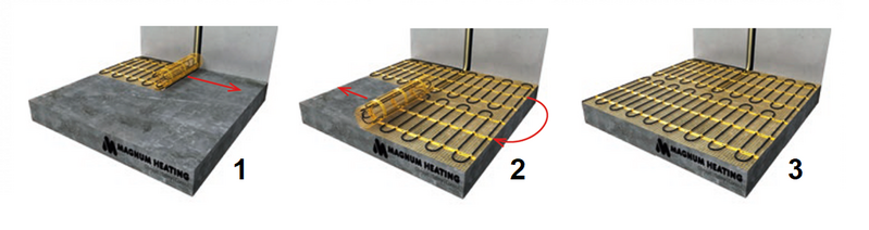 Klimatologische bergen Interpretatief Omgekeerde MAGNUM Mat Set 4 m² / 600 Watt Set met MRC-thermostaat | Wit online kopen?