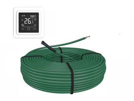 e-HEAT Cable Set 41,2 m / 700 Watt Set met C16-thermostaat | Wit