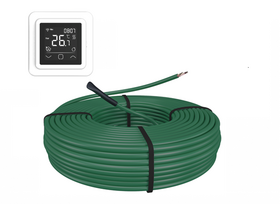 e-HEAT Cable Set 41,2 m / 700 Watt Set met C16-thermostaat | Wit