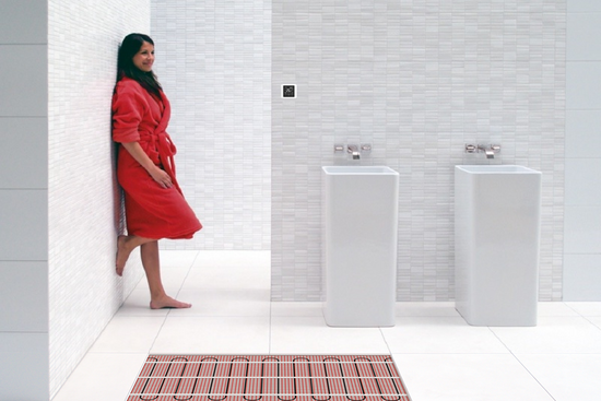 Verwarmingsmat Set Professional WiFi 8 m² / 1200 Watt Set met C16-thermostaat | Wit (inbouw) - afb. 2