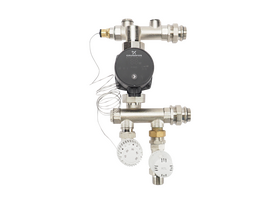Stadswarmte Mengunit  Stadswarmte-mengunit, uitvoering links - onderaansluiting