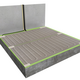 ALU-Mat Set 3m² / 420 Watt Set met C16-thermostaat | Zwart (inbouw) - afb. 4