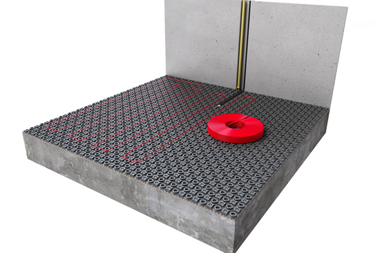DECO-mat Pro WiFi Set met 4mm kabel 1m² / 150 Watt Set met C16-thermostaat | Zwart (inbouw) - afb. 3