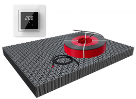 DECO-ontkoppelingsmat Basic WiFi Set 3m² / 450 Watt Set met ET44-thermostaat | Wit (inbouw)