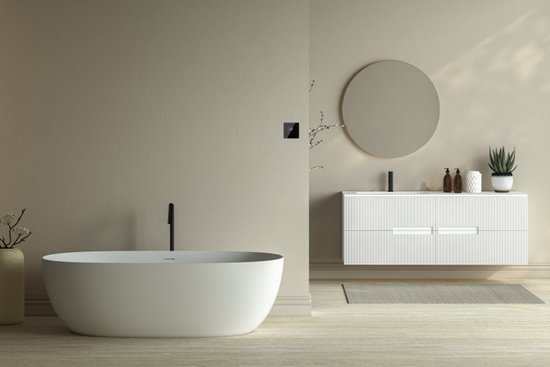 DECO-ontkoppelingsmat Basic WiFi Set 2,5m² / 375 Watt Set met ET44-thermostaat | Zwart (inbouw) - afb. 2