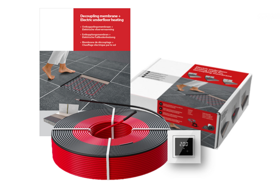 e-HEAT 4mm kabel-set met inbouwthermostaat - afb. 3