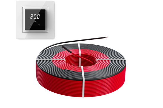 e-HEAT 4mm kabel-set met inbouwthermostaat - afb. 1