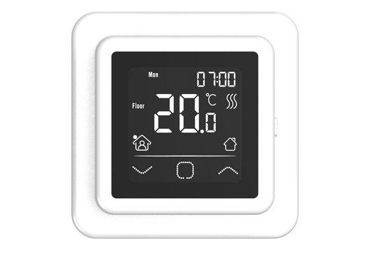 e-HEAT C16 Basic Klokthermostaat C16 Basic-thermostaat (inbouw) | RAL 9010 Wit - afb. 1