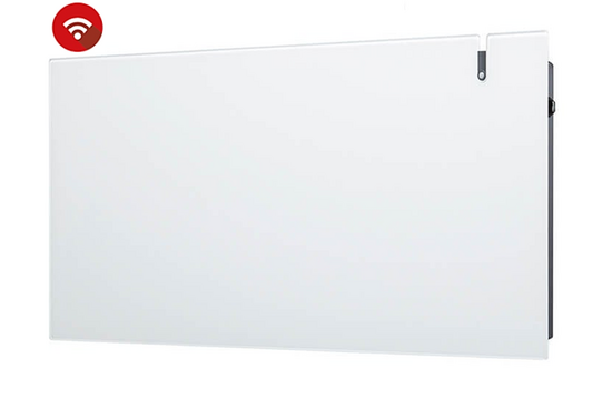 EREA WI-FI Infrarood-paneelradiator 1500 Watt | Wit glaspaneel (45cm x 102cm) - afb. 1