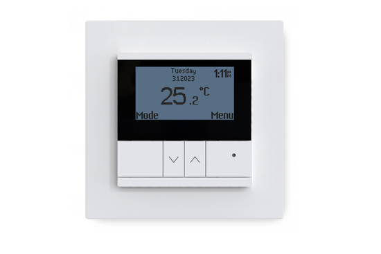 T20 Digitale WiFi Klokthermostaat T20-thermostaat (inbouw) | RAL 9010 Wit - afb. 1