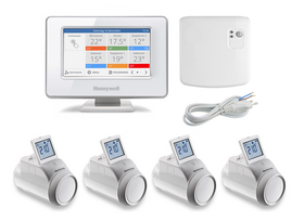 EvoHome WiFi 4-zone AAN/UIT-radiatorpakket