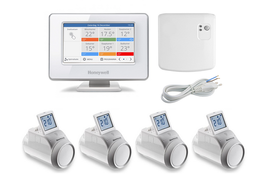 EvoHome WiFi 4-zone AAN/UIT-radiatorpakket - afb. 1