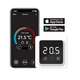 F32 Digitale WiFi Thermostaat F32-thermostaat (inbouw) | RAL 9010 Wit - afb. 2