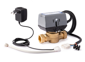 Gemotoriseerde Afsluiter met Schakelcontact Regelklep met vervolgschakelaar, 22mm knel