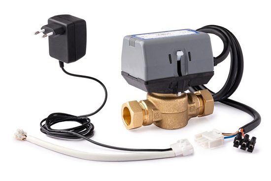 Gemotoriseerde Afsluiter met Schakelcontact Regelklep met vervolgschakelaar, 22mm knel - afb. 1