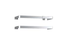 ICON Aluminium Handdoek-beugels Set van 2 beugels en 1 handdoekhaak
