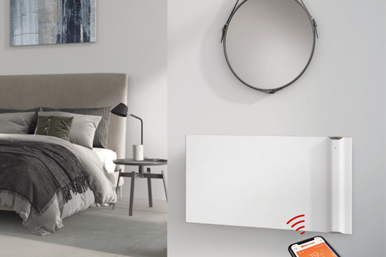 KLIMA WI-FI Elektrische Paneelradiator 1000 Watt (50cm x 79cm) | Wit (RAL 9003) - afb. 3