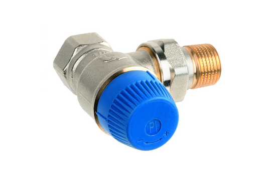 TRV Radiatorkranen Radiatorafsluiter, haaks 1/2" (15mm) - afb. 1