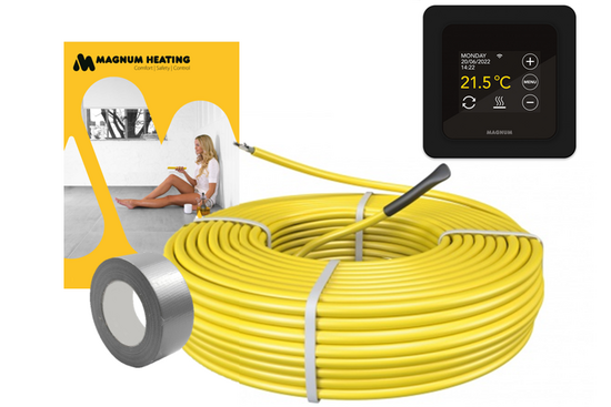 MAGNUM Cable Set 123,5 m / 2100 Watt Set met MRC-thermostaat | Zwart - afb. 2