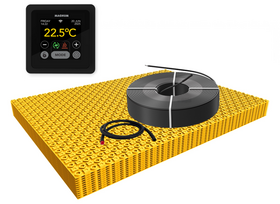 MAGNUM Decoupling Set 1,5m² / 225 Watt Set met MRC²-thermostaat | Zwart