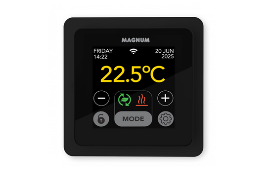 MAGNUM Mat Set 0,75 m² / 113 Watt Set met MRC-thermostaat | Zwart - afb. 6