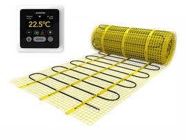 MAGNUM Elektrische  Mat Set 5 m² 5 m² / 750 Watt Set met MRC-thermostaat | Wit