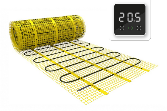 MAGNUM Mat Set Basic 9 m² / 1350 Watt Set met F32-thermostaat | Wit - afb. 1