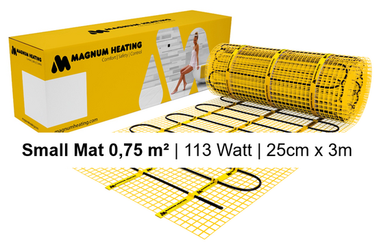 MAGNUM Mat op Maat met Keuzethermostaat Mat 0,75 m² | 113 Watt - afb. 1