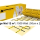 MAGNUM Mat op Maat met Keuzethermostaat Mat 12,00 m² | 1500 Watt - afb. 1