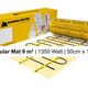 MAGNUM Mat Set met Thermostaat in Zwart Mat 9,00 m² | 1350 Watt - afb. 2