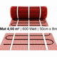e-HEAT Mat Set met witte ET44-thermostaat 4,00 m² / 600 Watt - afb. 2