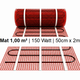 e-HEAT Mat Set met MIC² WiFi-thermostaat 1,00 m² / 150 Watt - afb. 2