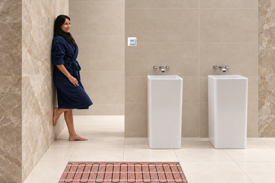 e-HEAT Mat Set met MIC² WiFi-thermostaat 4,00 m² / 600 Watt - afb. 3