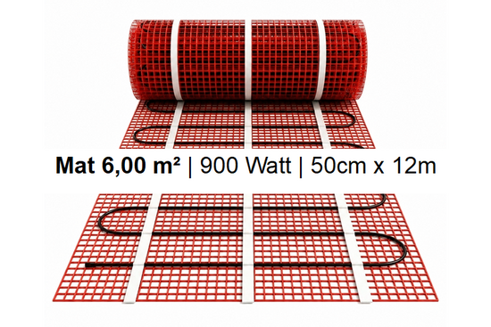 e-HEAT Mat Set met MIC² WiFi-thermostaat 6,00 m² / 900 Watt - afb. 2