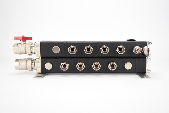 Open Compact Kunststof Dubbelwandig 11 Groeps, uitvoering links - afb. 2