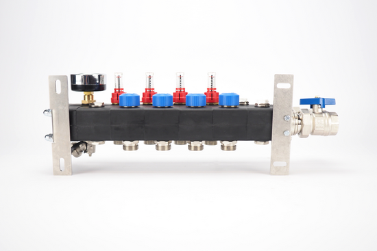 Open Compact Kunststof Dubbelwandig 13 Groeps, uitvoering links - afb. 6