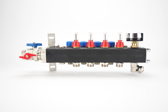 Open Compact Kunststof Dubbelwandig 15 Groeps, uitvoering links - afb. 1