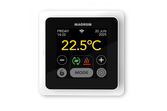 Remote Control WiFi Klokthermostaat MRC²-thermostaat (inbouw) | RAL 9010 Wit - afb. 1