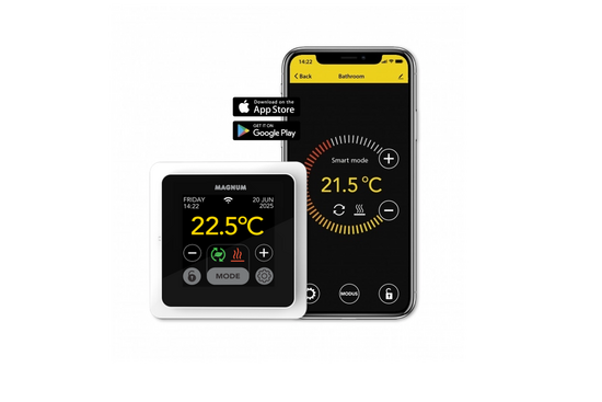 Remote Control WiFi Klokthermostaat MRC²-thermostaat (inbouw) | RAL 9010 Wit - afb. 2