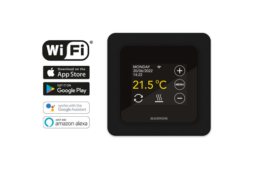 Remote Control WiFi Klokthermostaat MRC-thermostaat (inbouw) | Zwart - afb. 2